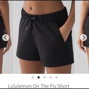 Lululemon On the Fly Short - Black